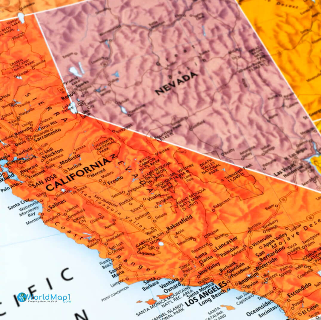 Map of Southern California